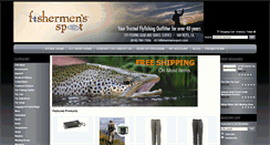 Desktop Screenshot of fishermensspotstore.com